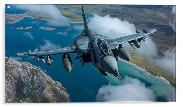 Sea Harrier FRS.1 Acrylic by Airborne Images