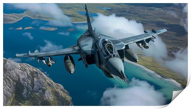 Sea Harrier FRS.1 Print by Airborne Images