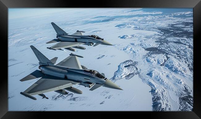 Enhanced Air Policing Framed Print by Airborne Images