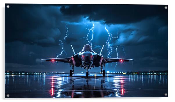 Lockheed Martin F-35B Lightning Acrylic by Airborne Images