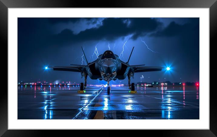 Lockheed Martin F-35B Lightning Framed Mounted Print by Airborne Images