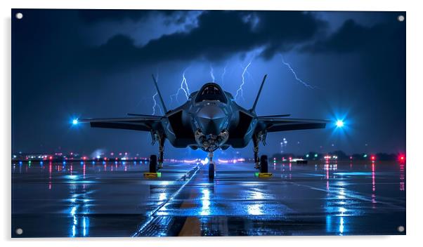 Lockheed Martin F-35B Lightning Acrylic by Airborne Images