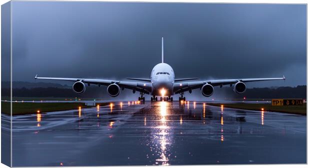 British Airways Airbus A380-800 Canvas Print by Airborne Images