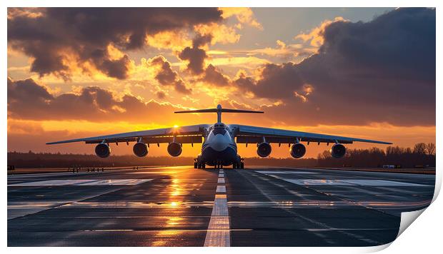 Antonov AN225 Mriya Print by Airborne Images