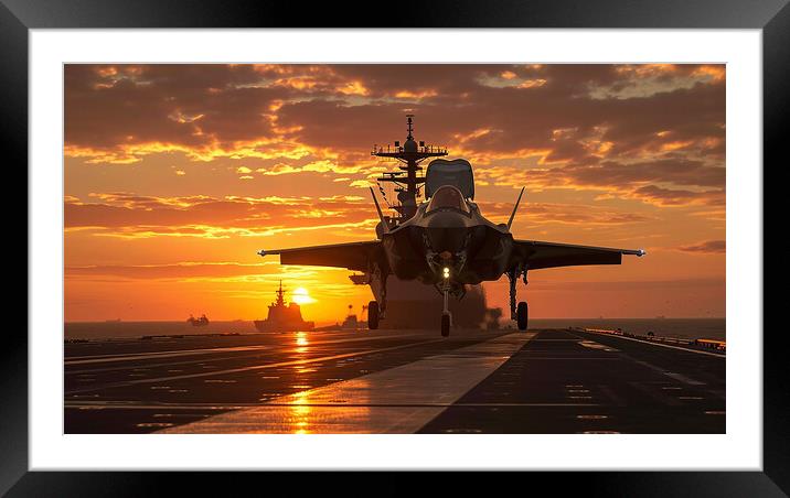 Operation Achillean Framed Mounted Print by Airborne Images