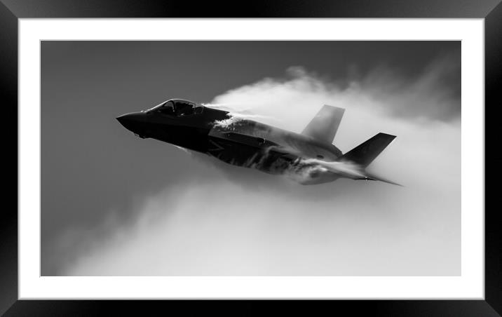 Vaporisation Framed Mounted Print by Airborne Images