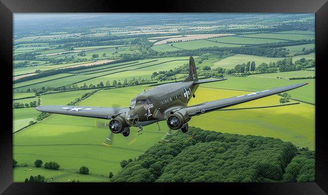 Douglas C-47A Skytrain W7 Framed Print by Airborne Images