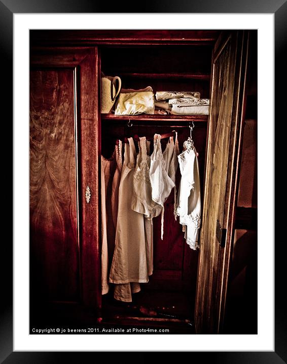the wardrobe Framed Mounted Print by Jo Beerens