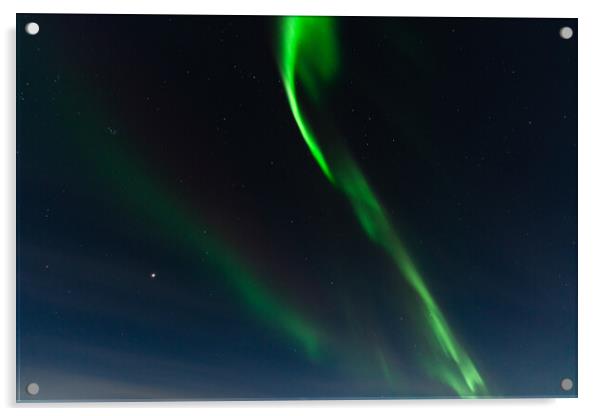 Aurora Borealis, Northern Lights, at Yellowknife, Northwest Territories, Canada Acrylic by Chun Ju Wu