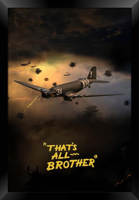 Thats All Brother Framed Print by J Biggadike