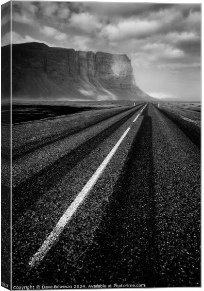 Road to Nowhere Canvas Print by Dave Bowman