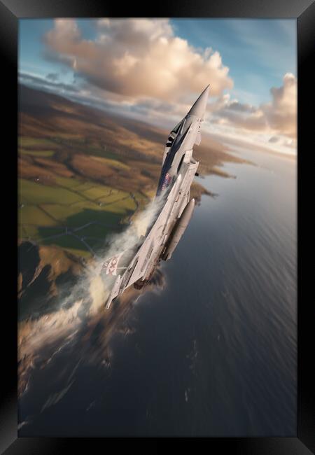 Eurofighter Typhoon Impiger et Acer Framed Print by J Biggadike