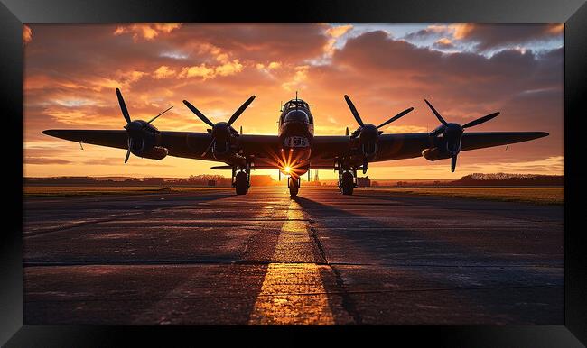 Avro Lancaster Bomber Framed Print by Airborne Images