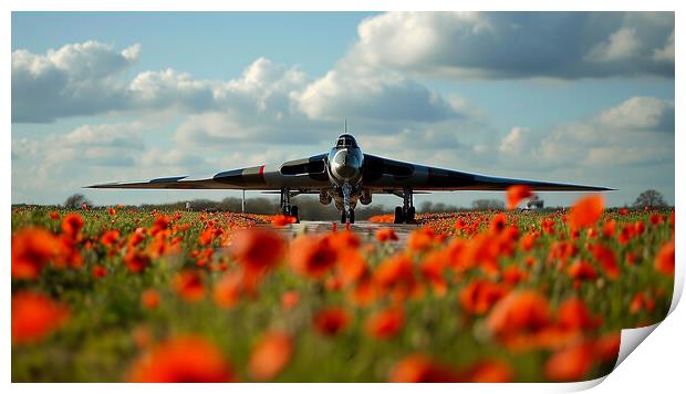 Avro Vulcan Bomber Remembers Print by Airborne Images
