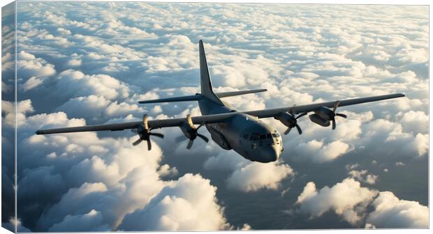 Lockheed C-130 Hercules Canvas Print by Airborne Images