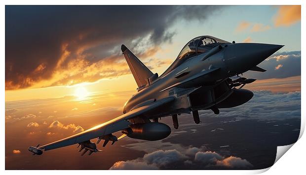 Eurofighter Typhoon Print by Airborne Images