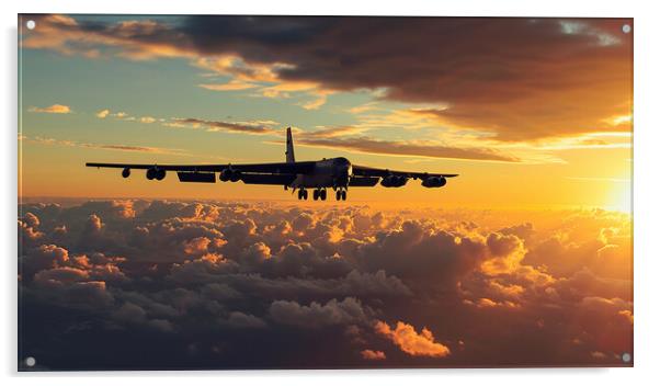Boeing B-52 Stratofortress Acrylic by Airborne Images