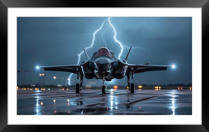 Royal Air Force F-35B Lightning II Framed Mounted Print by Airborne Images