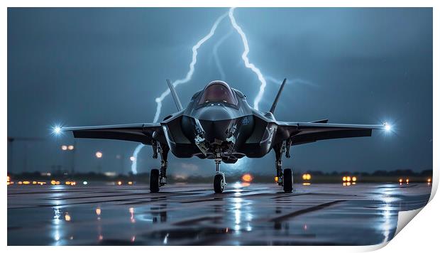 Royal Air Force F-35B Lightning II Print by Airborne Images