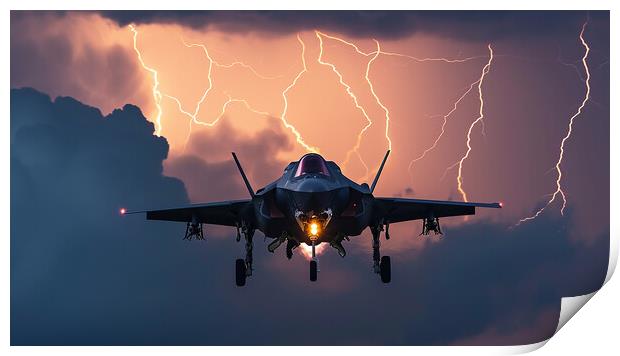 Royal Air Force F-35B Lightning II Print by Airborne Images