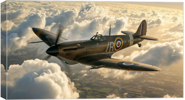 Hawker Hurricane R4118 Canvas Print by Airborne Images