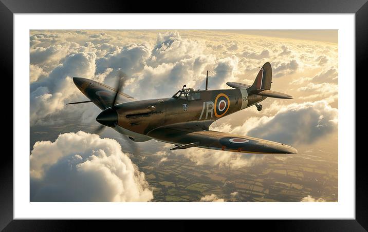 Hawker Hurricane R4118 Framed Mounted Print by Airborne Images