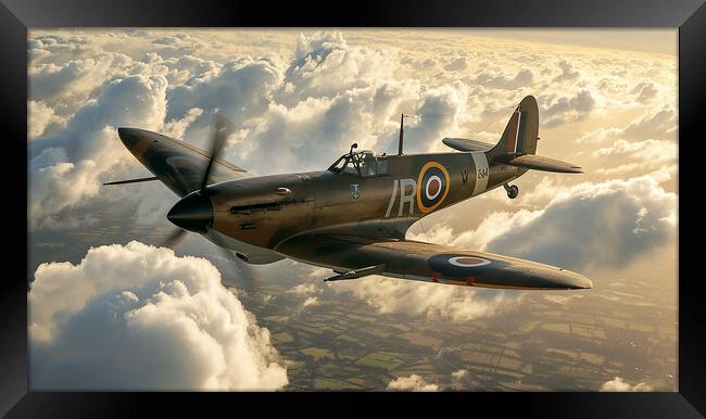 Hawker Hurricane R4118 Framed Print by Airborne Images