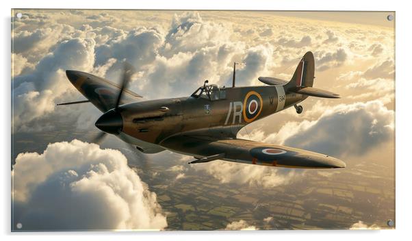 Hawker Hurricane R4118 Acrylic by Airborne Images