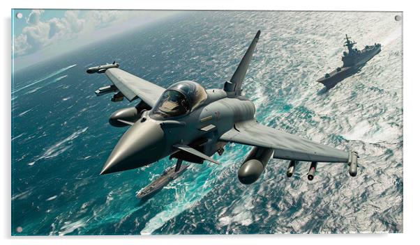 Eurofighter Typhoon Fleet Protection Acrylic by Airborne Images
