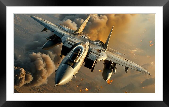 Grumman F-14 Tomcat Framed Mounted Print by Airborne Images