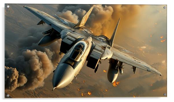 Grumman F-14 Tomcat Acrylic by Airborne Images