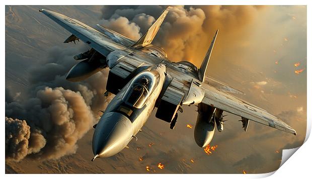 Grumman F-14 Tomcat Print by Airborne Images