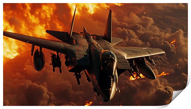 Grumman F-14 Tomcat Print by Airborne Images