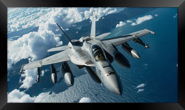 Boeing FA 18EF Super Hornet Framed Print by Airborne Images