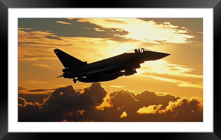 RAF Eurofighter Typhoon FGR4 Framed Mounted Print by Airborne Images