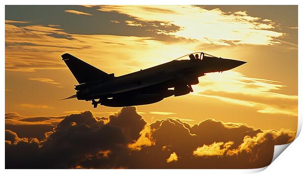 RAF Eurofighter Typhoon FGR4 Print by Airborne Images