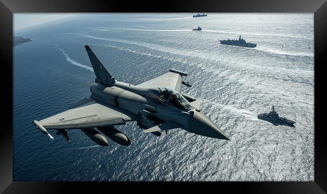 Eurofighter Typhoon Fleet Protection Framed Print by Airborne Images