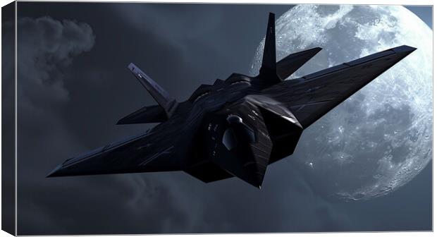 Lockheed F-117 Nighthawk Canvas Print by Airborne Images