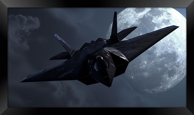 Lockheed F-117 Nighthawk Framed Print by Airborne Images