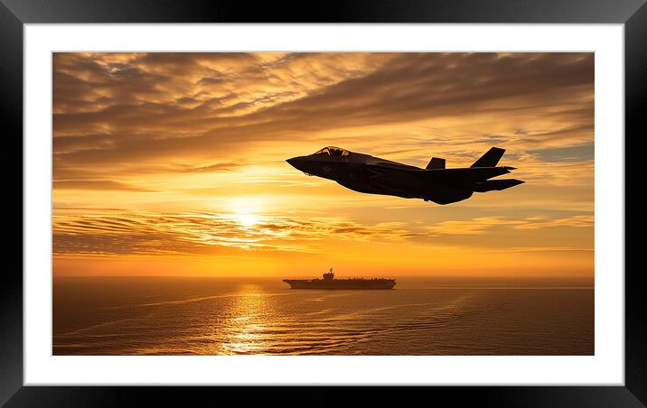 Aerial Protection Framed Mounted Print by Airborne Images