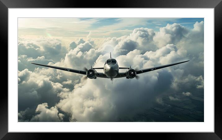 Douglas DC3 Dakota Framed Mounted Print by Airborne Images