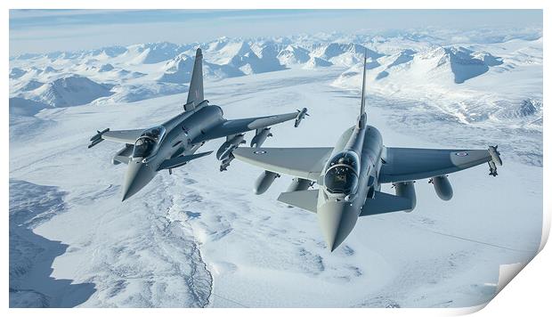 Enhanced Air Policing Print by Airborne Images