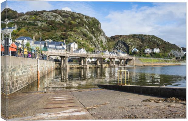 Barmouth Harbour slipway Canvas Print by Jason Wells