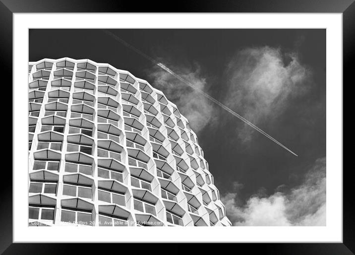 Space House Framed Mounted Print by Mark Phillips