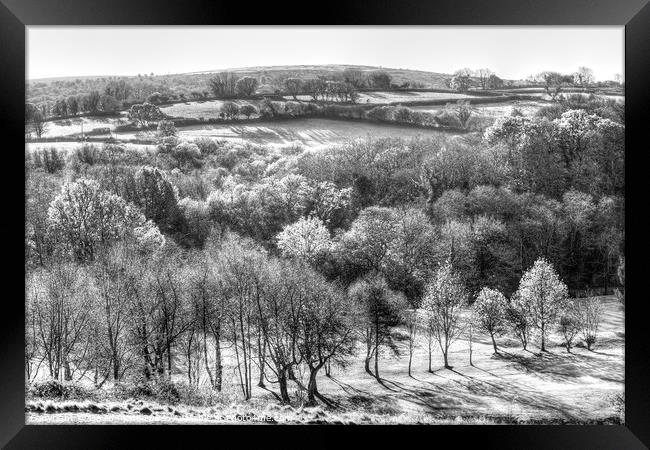 Dartmoor Hills Morning  Framed Print by David Pyatt