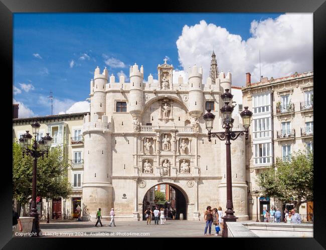 Arco de Santa Maria - Burgos Framed Print by Laszlo Konya