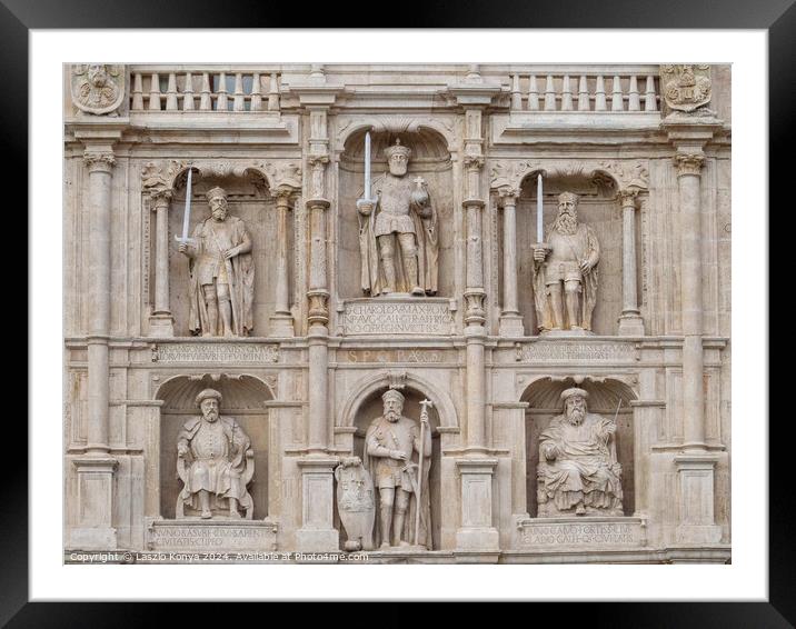 Arco de Santa Maria - Burgos Framed Mounted Print by Laszlo Konya