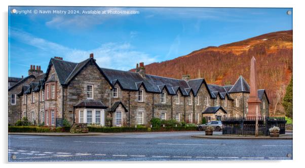 Dunalastair Hotel Suites, Kinloch Rannoch, Perthshire, Scotland   Acrylic by Navin Mistry