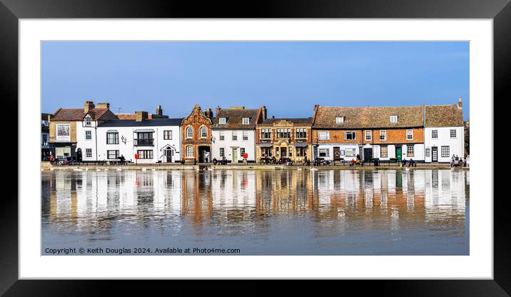 The Quay in St Ives, Cambridgeshire Framed Mounted Print by Keith Douglas