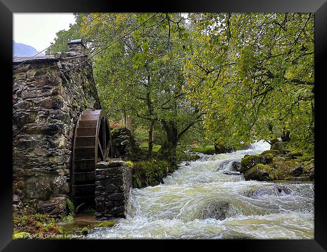 Borrowdale Water Mill Framed Print by Graham Lathbury